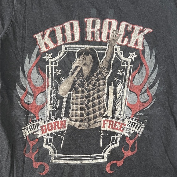 Kid Rock 2011 Tour Graphic TShirt Estimated Size XS/S - Picture 1 of 5